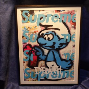 Kaws Smurf - Etsy
