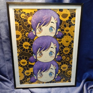 Mr. Takashi Murakami DEATH NYC Original signed and numbered(A/P or Limited 100) Framed and Matted