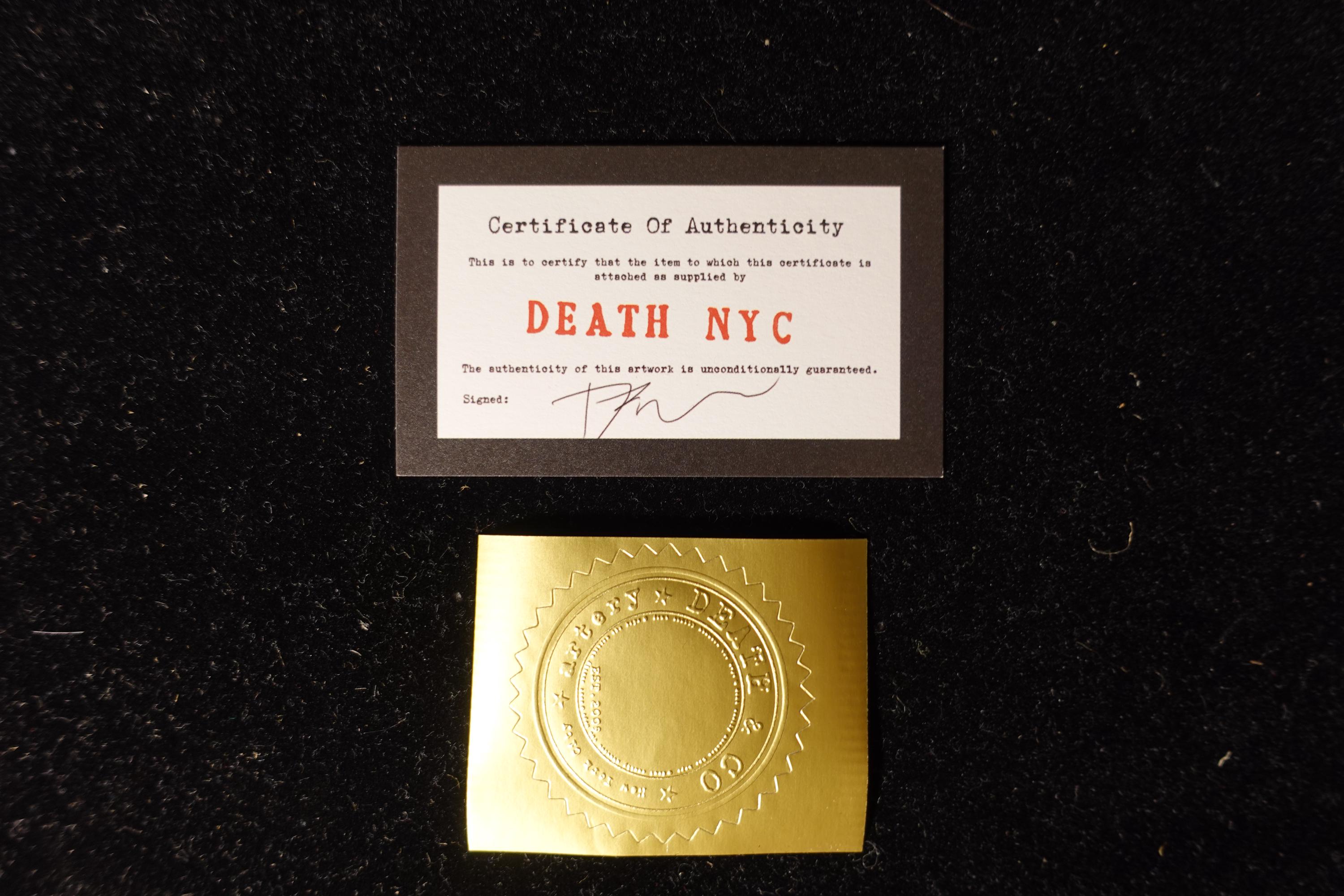 Peanuts Snoopy Yayoi Kusama DEATH NYC Original Signed and Peanuts Snoopy Yayoi Kusama DEATH NYC Original Signed and