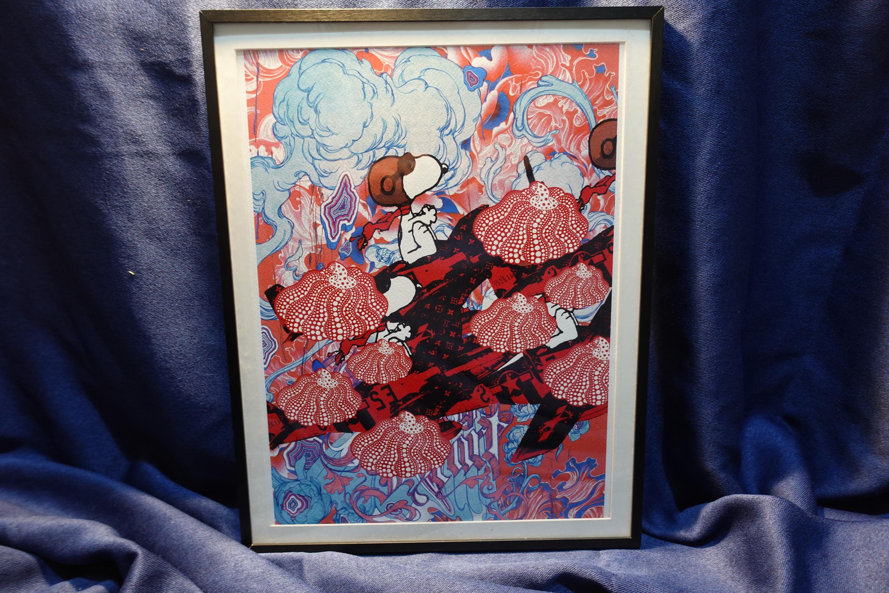 希少品/限定100部】ジェームズジーンJames Jean シルクスクリーン