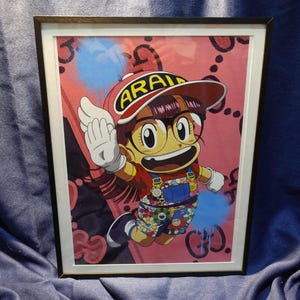 Dr. Slump Arale x Takashi Murakami DEATH NYC Original signed and numbered(A/P or Limited 100) Framed