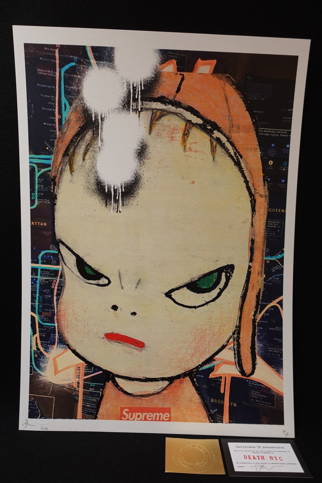 低価格の 希少 100枚限定 DEATH NYC ポスター17 ミニーマウスルイ