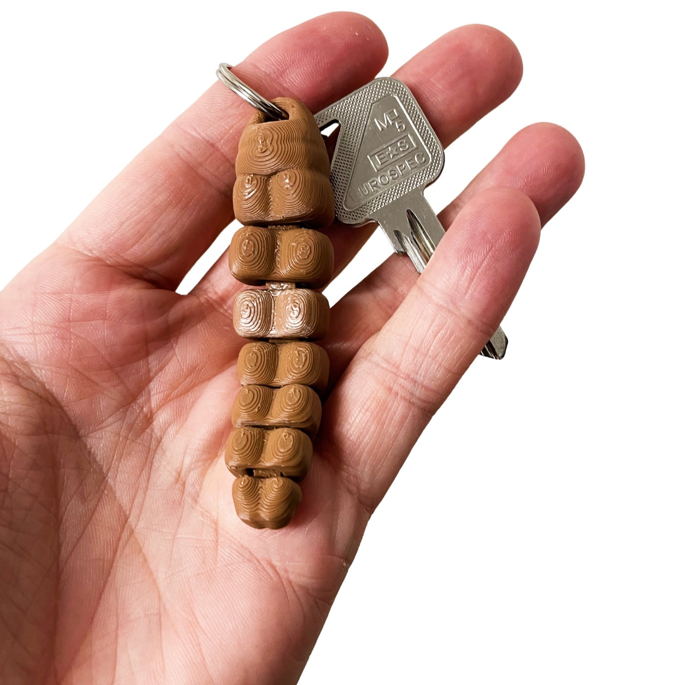 Rattlesnake Keychain 3D Printed Snake Gift Key Ring Animal Etsy UK