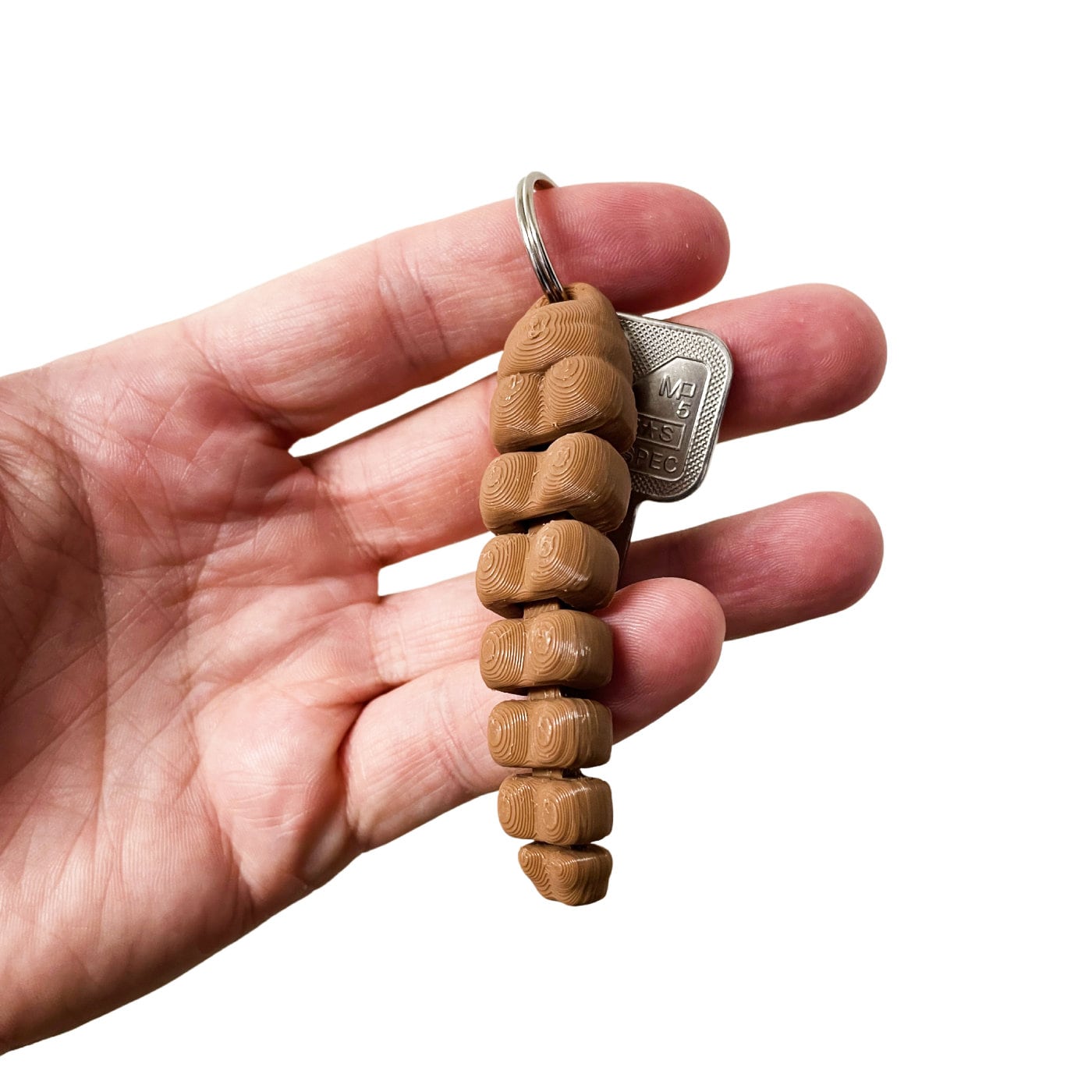 Rattlesnake Keychain 3D Printed Snake Gift Key Ring Animal Etsy UK