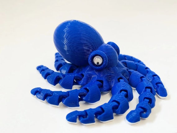 3D Printed Fidget Toy 3D Printed Octopus -