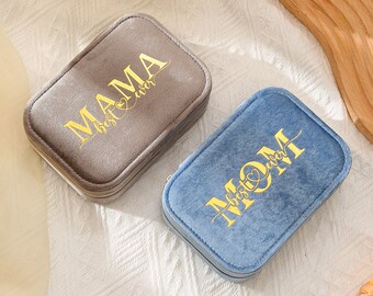 Personalisierte MaMa Schmuckschatulle, Muttertagsgeschenk, Geburtstagsgeschenk für Mama, Geschenk für neue Mama, minimalistische Geschenkbox für Mama