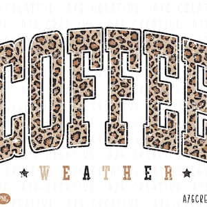 Download immediato di Retro Coffee Weather PNG, maglietta con stampa a sublimazione del caffè. SVG e PNG