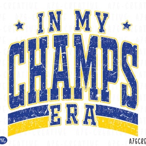 Retro In My Champ Era Svg Png Download Instantâneo, Champion Png, Camiseta Vintage Champion Era Sublimação. Png & Svg