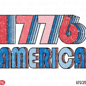 Retro 1776 America Png Svg, 4th of July Png, America 1776 Svg, Vintage ...