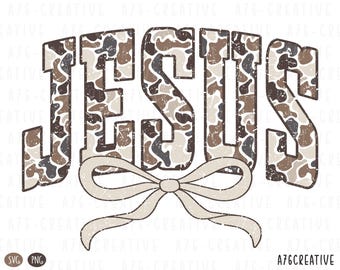 Camo Jesus Coquette Png Jesus Camouflage Coquette Old Camo Jesus Christian Png Spring Bible Verses Vintage Camo Jesus Sublimation Svg Png