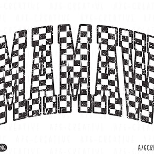 Retro Checkered Mamaw PNG SVG: Vintage Shirt Design (Digital Download