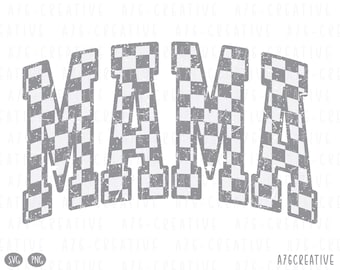 Retro Checkered Mama Png Instant Download, Checkered Mama Shirt, Mama Checkered  Sublimation Shirt. Svg & Png