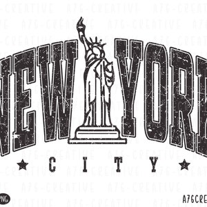 Retro New York Png Download Instantâneo, Camisa de Sublimação de Nova York. Svg e PNG