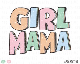 Rétro fille maman Png Svg, chemise maman fille groovy, chemise sublimation fille maman. Svg et png