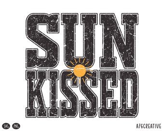 Retro Sunkissed Summer Sublimation Design (SVG & PNG)