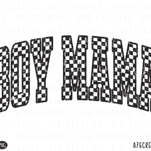 Retro geruite Boy Mama Png Svg, geruit Boy Mama shirt, Boy Mama geruit sublimatieshirt. Svg en png