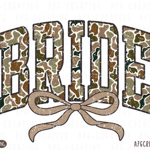 Camo Bride Coquette Png Bride Camouflage Coquette Old Camo Bride Engagement Bride Png Vintage Camo Bride Coquette Sublimation. Svg & Png