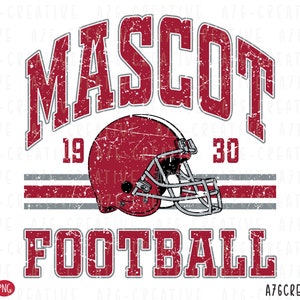 Personalized Mascot/Your Team Custom Work Svg Png, Football Team Custom Order, Varsity School Custom Football Team Sublimation. Svg & Png