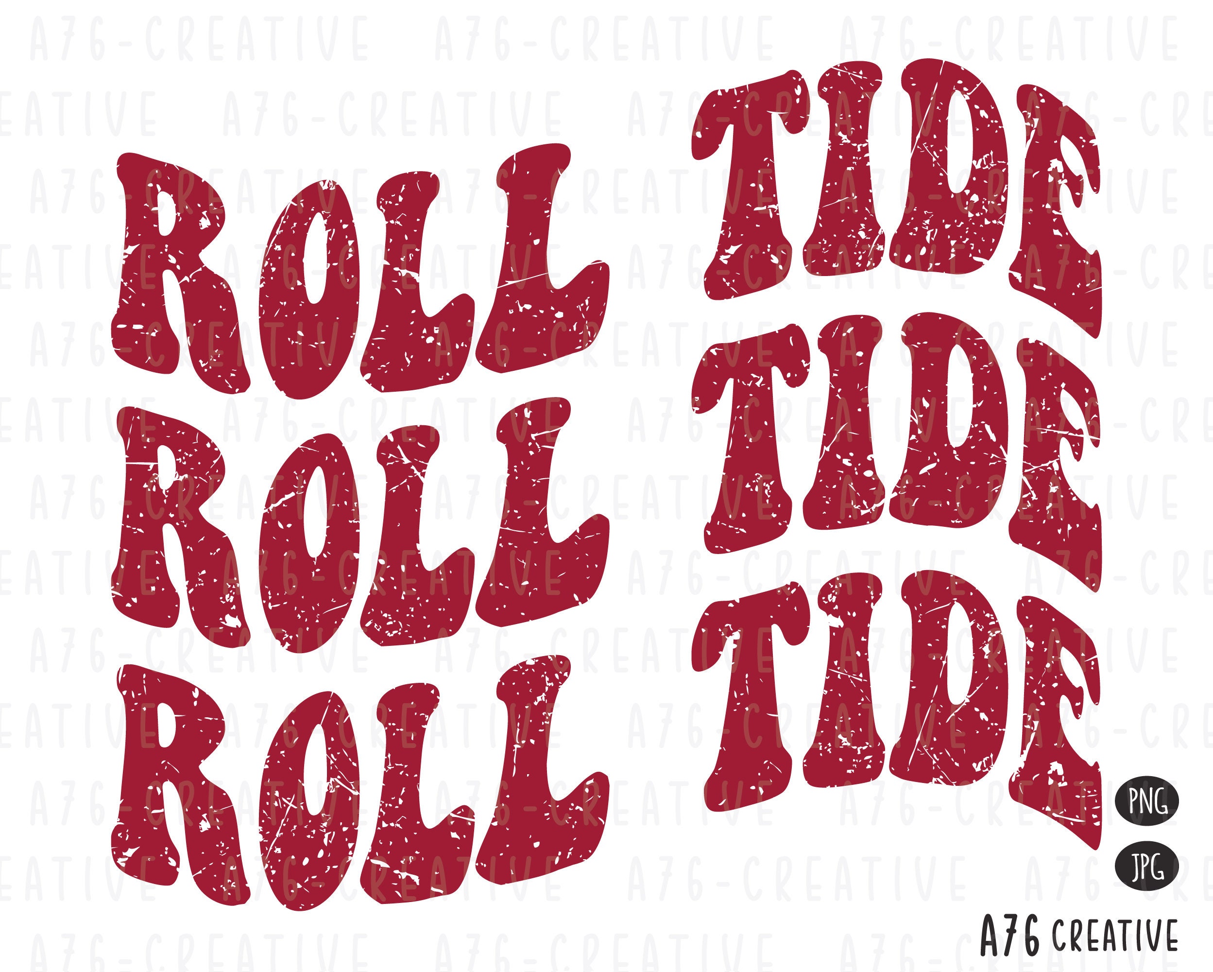 Retro Groovy Roll Tide Png Roll Tide Png Sport Png Football Etsy Canada