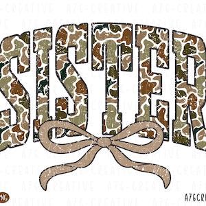 Hermana Coqueta Camuflaje Png, Hermana Camuflaje Png, Hermana Camuflaje Svg, Hermana Coqueta Camuflaje Antiguo, Hermana Camuflaje Vintage Sublimación. SVG y PNG