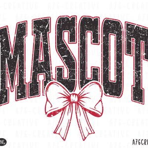Personalized Mascot Coquette Custom Work Svg Png, Retro Custom Coquette Order, Varsity School Custom Team Coquette Sublimation. Svg & Png