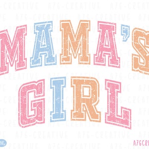 Retro mama's girl png, mama's girl SVG, Moederdag, mama cadeau, vintage groovy happy nest mama's girl sublimatie. Svg en png