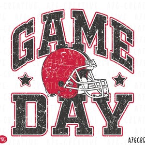 Retro Football Game Day Png svg, Spieltag Fußball-Shirt, Fußballsaison, Retro Spieltag Fußball Schule Sport Sublimation Shirt. Svg & Png