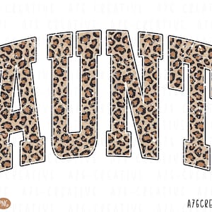 Tante Leopard Print Png svg, Leopard Tante Print, Tante Leopard Shirt, Tante svg, Vintage Tante Leopard Print Sublimationshemd. Svg & Png