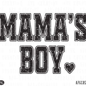 Mamas Junge Png svg, Retro Varsity Mamas Junge Shirt, Mama Png, Vintage Mamas Junge Sublimationsshirt. Svg & Png