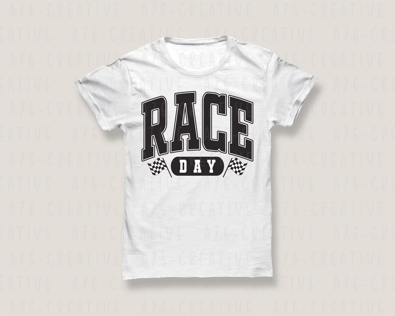 Retro Race Day Flag SVG PNG: Distressed Racing Design (digital Download ...