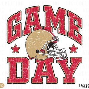 Retro Football Game Day Png svg, Spieltag Fußball-Shirt, Fußballsaison, Retro Spieltag Fußball Schule Sport Sublimation Shirt. Svg & Png