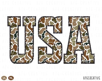 Retro Camo USA Png Svg , Camouflage Usa Png, USA Camo, 4th of July Png, Old Cam Usa, Vintage USA Camo Sublimation Shirt. Svg and Png