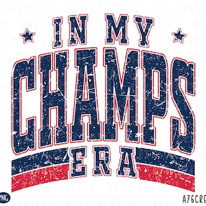 Retro In My Champ Era svg png Sofortiger Download, Champion Png, Vintage Champion Era Sublimations-Shirt. Png & svg