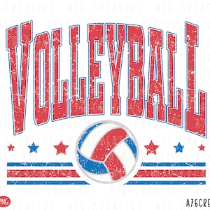 Volleyball Png Svg Instant Download, Volleyball Svg, School Sport, Volleyball Shirt, Vintage Volleyball Sublimation Shirt. Svg & Png