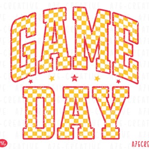 Camiseta de cuadros retro para el día del juego, camiseta de cuadros para el día del juego, camiseta de sublimación deportiva escolar a cuadros para el día del juego. Svg y Png