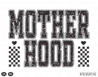 Retro Motherhood Png ,  Checkered Motherhood Png , Motherhood Png , Vintage Mothers Day , Vintage Motherhood Sublimation Shirt. Svg and Png
