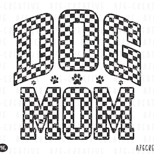 Karierte Hundemama Png-Svg, Hundemama, Karierte Hundemama Shirt, Hundemama Png, Vintage karierte Hundemama Sublimationsshirt. Svg & Png