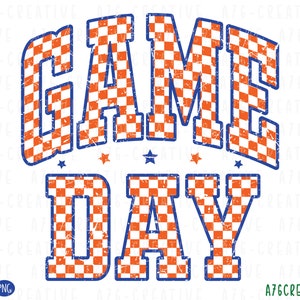 Camiseta a cuadros retro para el día del juego (SVG), camiseta a cuadros para el día del juego, camiseta deportiva escolar a cuadros para sublimación. SVG y PNG