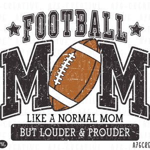 Retro Football Mom - Loud & Proud Design (SVG, PNG)