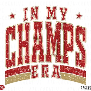 Retro In My Champ Era svg png Sofortiger Download, Champion Png, Vintage Champion Era Sublimations-Shirt. Png & svg