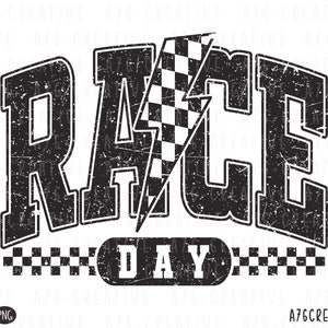 Race Day SVG, Race Day PNG, Retro Race Day Svg Png, Game Day, Race day Shirt, Vintage Race Day Sublimation Shirt. Svg & Png