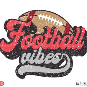 Retro Fußball-Vibes Png, Fußball-Vibes-Svg, Spieltag, Fußball-Shirt, Retro Fußball-Vibes, Vintage Fußball-Vibes-Sublimation. Svg & Png