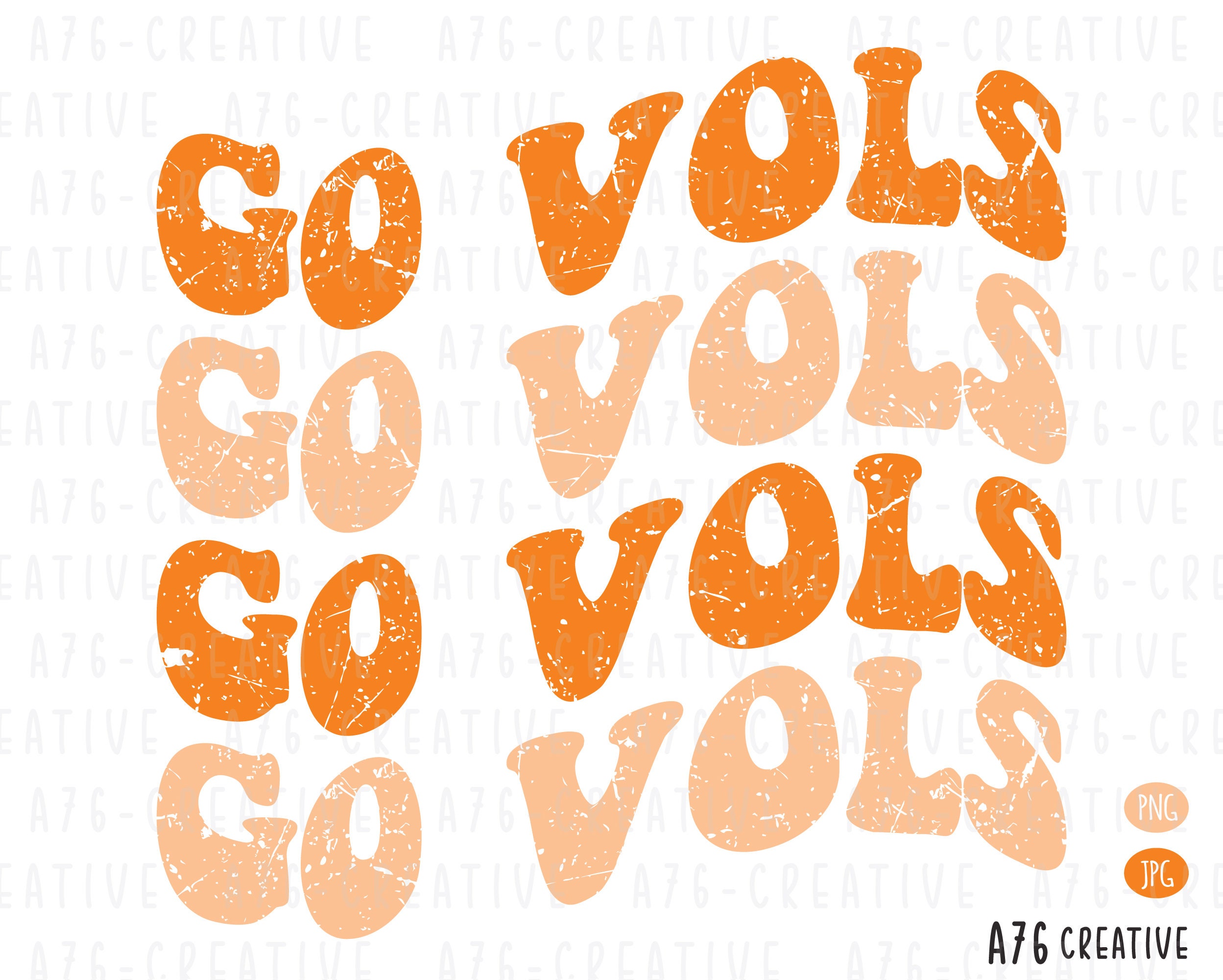 Retro Go Vols Groovy Png Tennessee Png Go Vols Png Football - Etsy