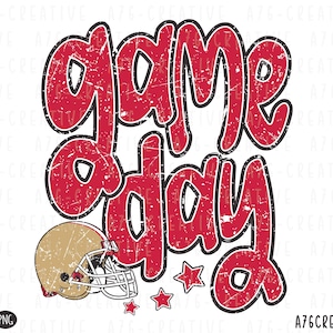 Retro Game Day Football Sublimation Design (SVG & PNG)