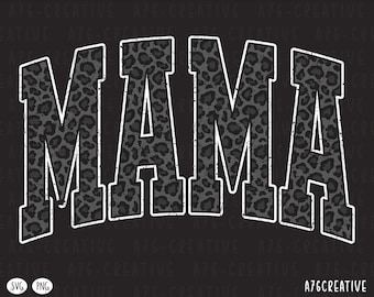 Retro Black Mama Leopard Print PNG, Mothers Day Shirt, Vintage Black Mama Leopard Print Sublimation Digital Download (SVG & PNG)
