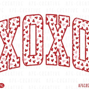 Camiseta de San Valentín con texto "XOXO Love" (Svg) y "XOXO Loved Valentines" (Svg y Png). Camiseta de San Valentín con texto "XOXO Loved Valentines" (Svg y Png).