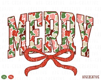 Camo Merry Coquette png, Merry Camouflage, Merry Coquette shirt, Old Camo Merry Coquette, retro camouflage vrolijk sublimatieontwerp. PNG en SVG