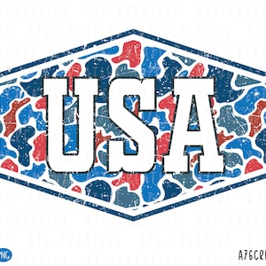 Retro Camo USA Png Svg , Camouflage Usa Png, USA Camo, 4th of July Png, Old Camo Usa, Vintage USA Camo Sublimation Shirt. Svg and Png