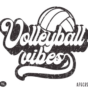 Beachvolleyball Vibes Png SVG, Spieltag, Beachvolleyball Vibes Shirt, Retro Beachvolleyball Vibes Sublimation. Svg & Png