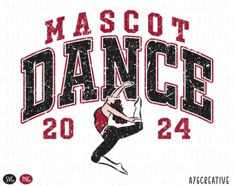 Personalized Mascot Dance Team SVG PNG: Custom Design (Custom Digital File)